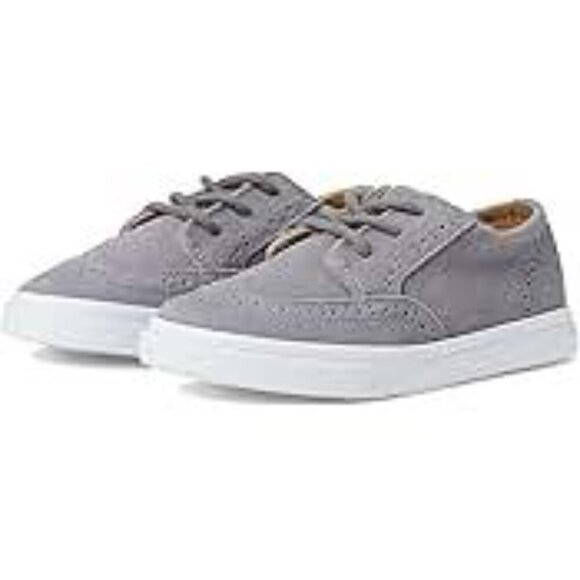 Janie and Jack Boys Wingtip Gray Sneakers - Picture 1 of 6